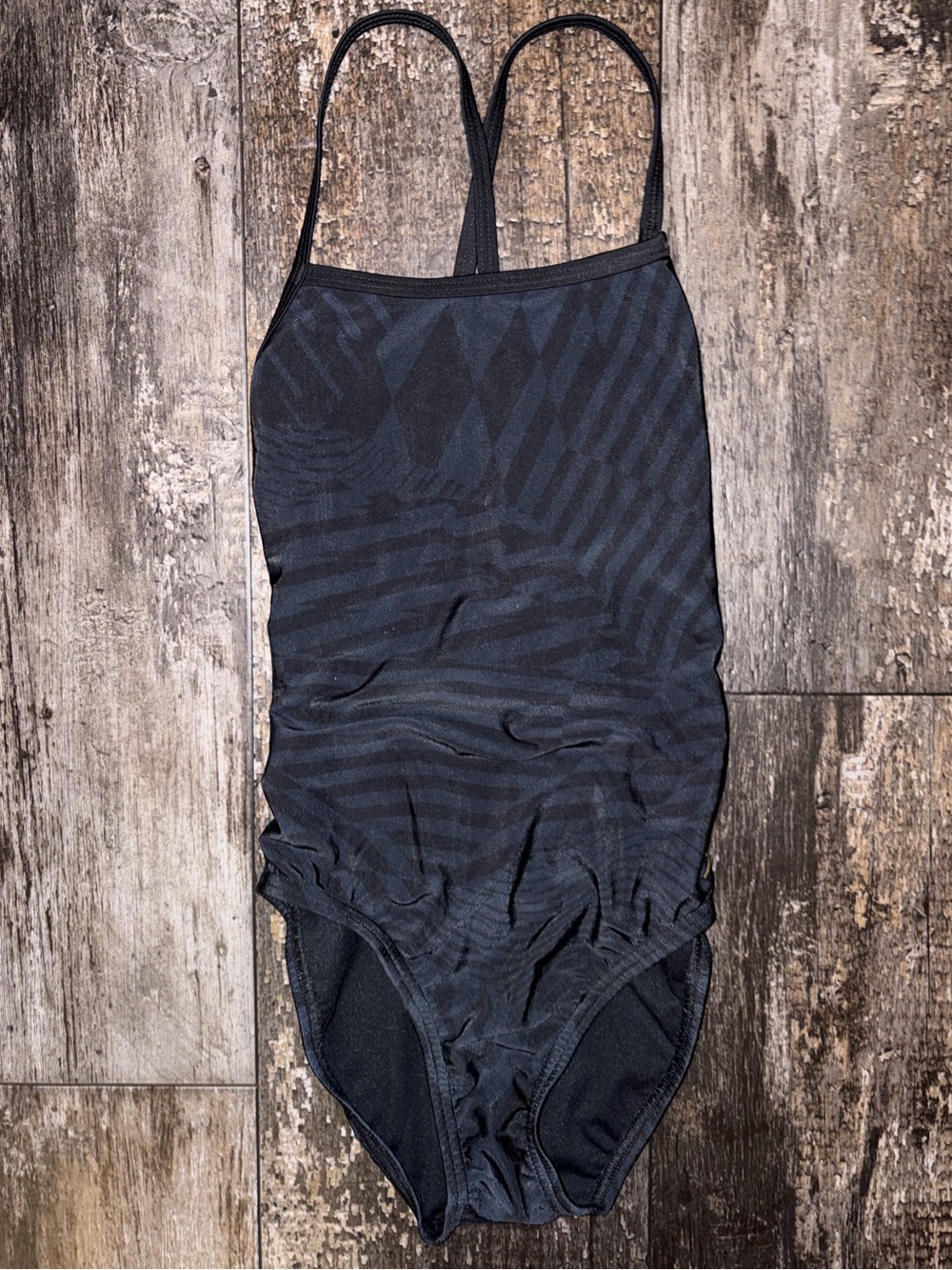 Speedo printed double cross back Pro LT  One-Piece Swimsuit